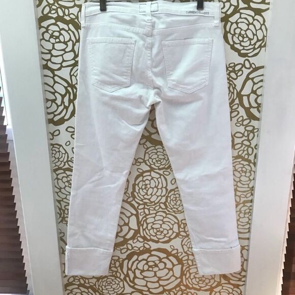 Current/Elliot The Beatnik Sugar White Jeans size 27 EUC - Picture 5 of 7